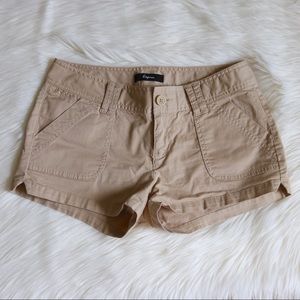 Express Tan Khaki Shorts